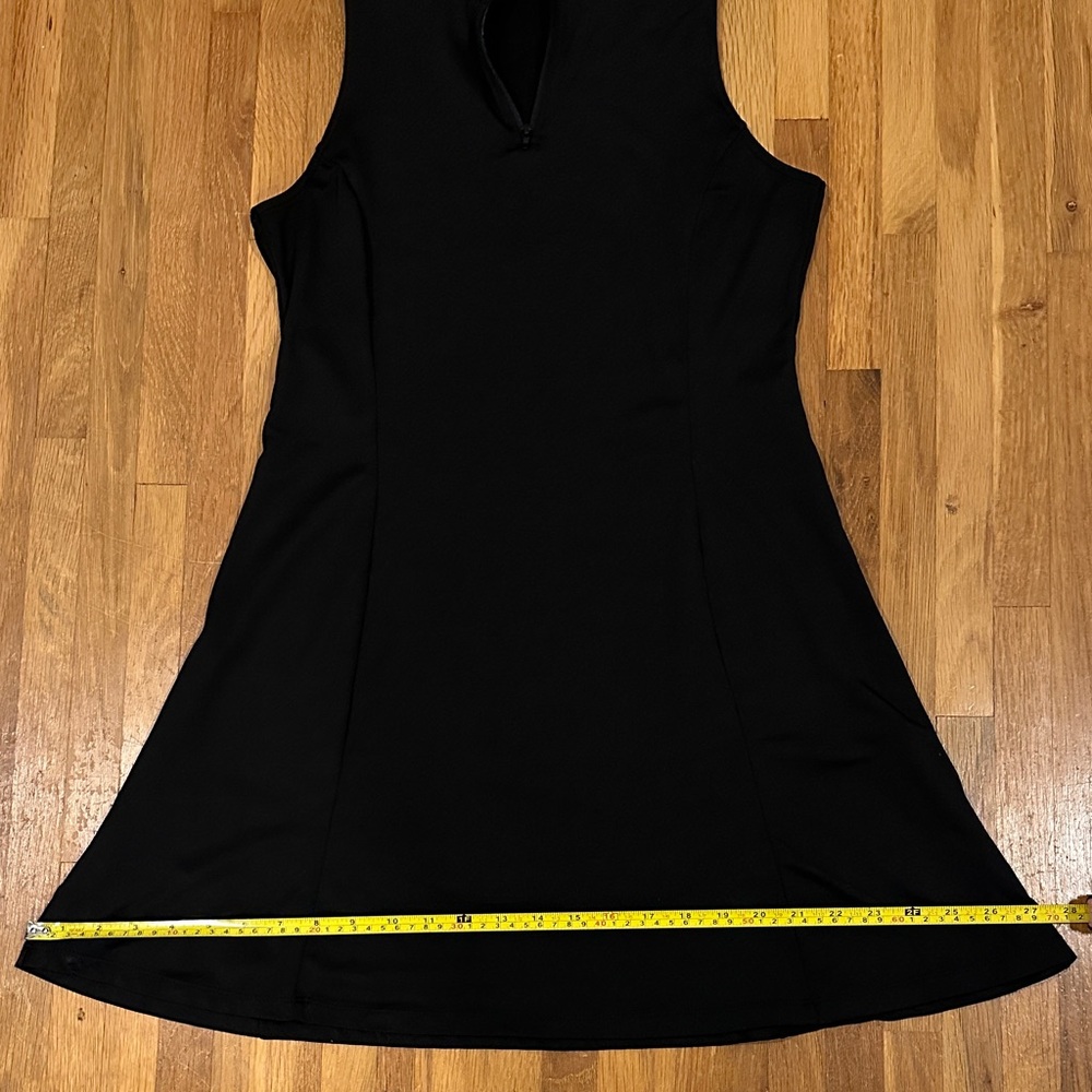 Heledo | Women’s Black Sleeveless Dress with Shorts Set - Picture 8 of 16
